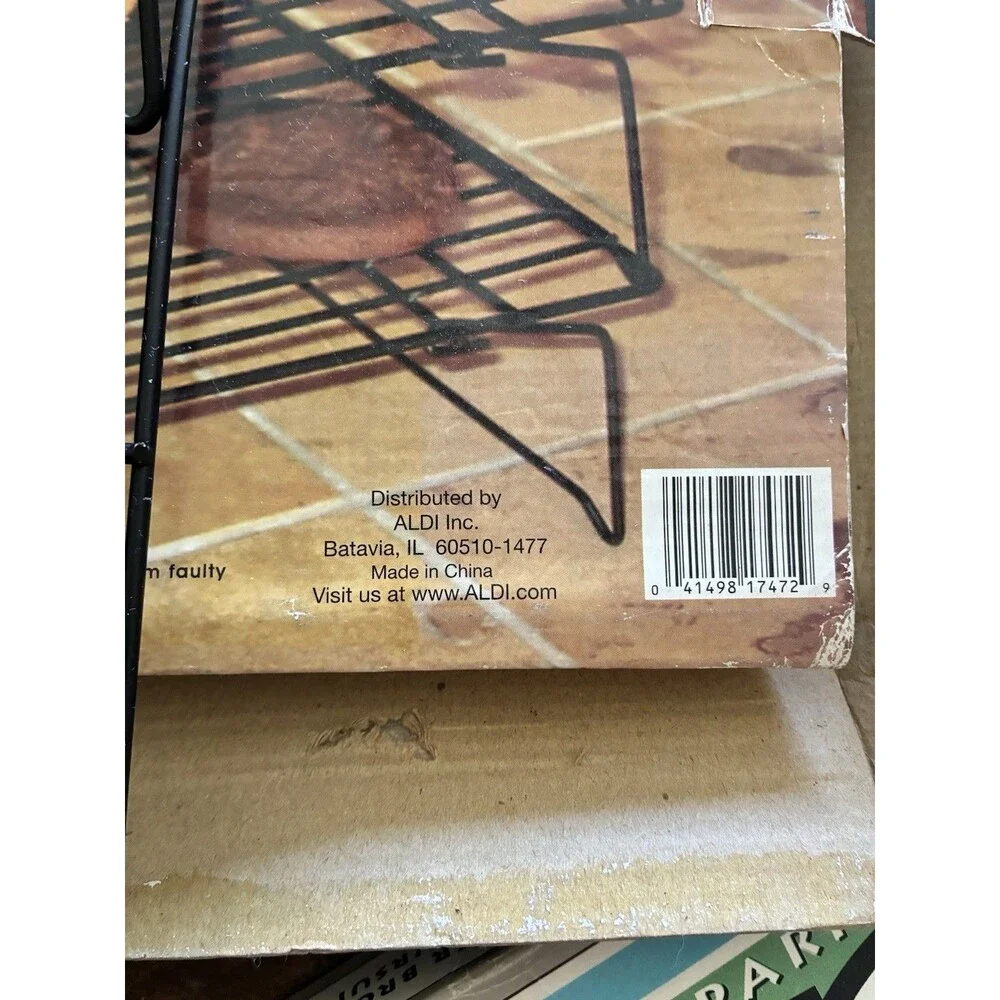 Vintage Crofton Set of 3 Stackable Cooling Racks Wire Baking Cookie Racks w/Box